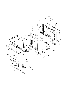 Door Diagram and Parts List for JB625DK9BB  General Electric Range
