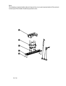 COMPRESSOR Diagram and Parts List for MPE12FSKBSB  General Electric Refrigerator