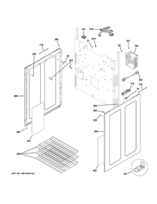 Body Parts Diagram and Parts List for PGB965BP3TS  General Electric Range