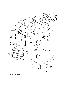 Door And Drawer Parts Diagram and Parts List for JB256RT2SS  General Electric Range