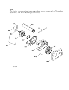 BLOWER & DRIVE ASM Diagram and Parts List for GTD45EAMJ2WS  General Electric Dryer