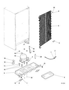 SYSTEM GROUP 2 Diagram and Parts List for GBE18BAPBRBB  General Electric Refrigerator