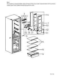 FF SHELVES Diagram and Parts List for MBE11DSLASS  General Electric Refrigerator