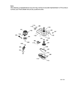 PUMP DRIVE & COMPONENTS Diagram and Parts List for GTW220BMK1WW  General Electric Washer