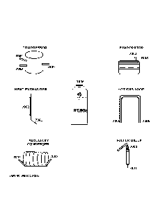 Lokring Connectors Diagram and Parts List for FUF14DLREWW  General Electric Freezer