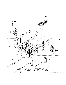 Upper Rack Assembly Diagram and Parts List for GDT550PGR0WW  General Electric Dishwasher