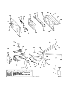 CONTROLS Diagram and Parts List for GBVH5200J1WW  General Electric Washer