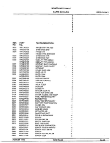 Cabinet Page 2 Diagram and Parts List for 140060A  General Electric Refrigerator