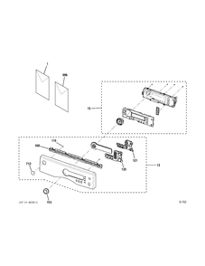 CONTROLS Diagram and Parts List for PCVH480EK0WW  General Electric Dryer
