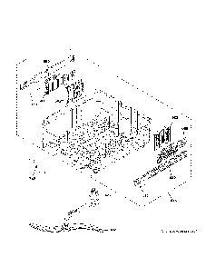 Upper Rack Assembly Diagram and Parts List for DDT700SBN5TS  General Electric Dishwasher