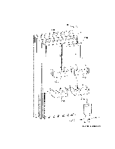 Door Diagram and Parts List for ZIFS360NPBRH  General Electric Freezer