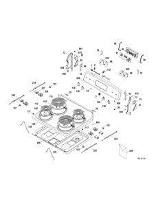 Part Location Diagram of WS01A01405 GE SCREW THERMOSTAT