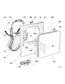 Part Location Diagram of WE19M1540 GE NO LONGER AVAILABLE