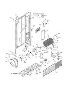 Machine Compartment Diagram and Parts List for GSH25JGDDBB  General Electric Refrigerator