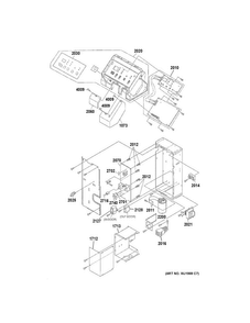 Control Parts Diagram and Parts List for AZ41E09EABW5  General Electric Air Conditioner