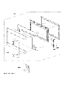 Door parts Diagram and Parts List for CVM517P4M5W2  General Electric Microwave