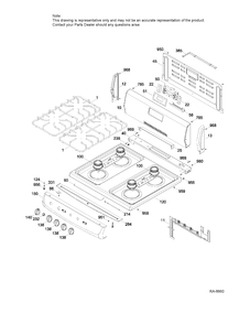 Part Location Diagram of WS01L09253 GE SIDE PANEL COMPLEMENT