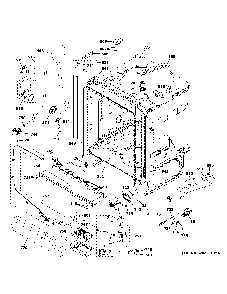 Body parts 1 Diagram and Parts List for CDT845M5N2S5  General Electric Dishwasher