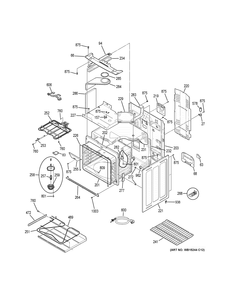 BODY PARTS Diagram and Parts List for PCHB920SJ4SS  General Electric Range