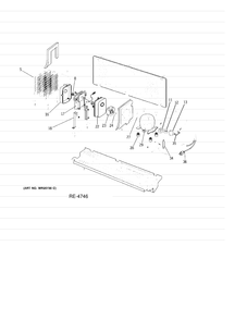 UNIT PARTS Diagram and Parts List for GMR06AAPCWW  General Electric Refrigerator