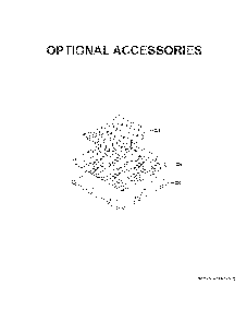 Optional Accessories Diagram and Parts List for CGY366P2T1S1  General Electric Range