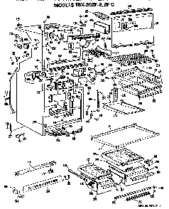 Part Location Diagram of WR32X841 GE DISCONTINUED
