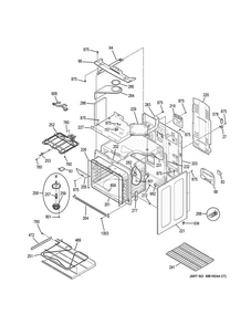 Body Parts Diagram and Parts List for PHB920EJ2ES  General Electric Range