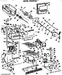 Part Location Diagram of WR2X4833 GE LEVER