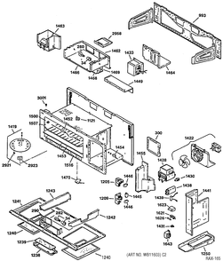 Part Location Diagram of WB6X310 GE DISCONTINUED
