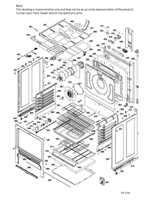 Part Location Diagram of WS01L11542 GE NOT SERVICE