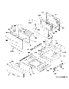 Door & drawer parts Diagram and Parts List for PGB940SEJ8SS  General Electric Range