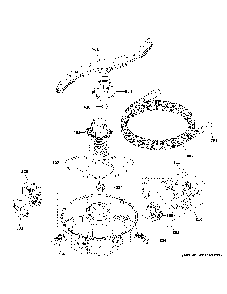Motor, sump & filter assembly Diagram and Parts List for GDF510PGM5BB  General Electric Dishwasher