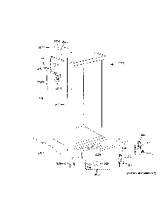 Cabinet Diagram and Parts List for ZIFS360NPBRH  General Electric Freezer