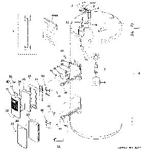 Water Heater Assembly Diagram and Parts List for GE30T10BLM01  General Electric Water Heater