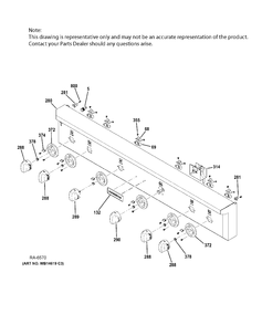 Part Location Diagram of WS01A00627 GE NO LONGER AVAILABLE