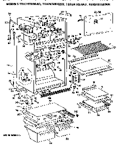 Part Location Diagram of WR72X224 GE DISCONTINUED