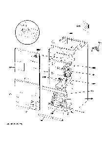Part Location Diagram of 17D75 GE REPLACEMENT MOTOR - 1HP CT (5-TON)
