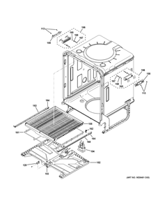 Body Parts (2) Diagram and Parts List for CDT875P2NBS1  General Electric Dishwasher