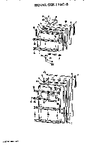 Doors Diagram and Parts List for CTF17ACB  Hotpoint Refrigerator