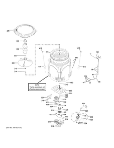 Part Location Diagram of WH43X31240 GE AUGER