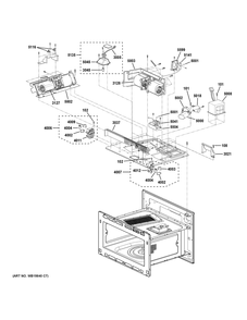 Insulator Parts (1) Diagram and Parts List for PSB9240SV1SS  General Electric Wall Oven