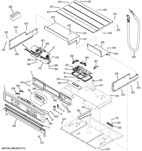 Part Location Diagram of WB18X23721 GE Wire Harness Main