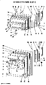 Doors Diagram and Parts List for CTX23EFB  Hotpoint Refrigerator