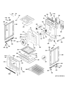 Part Location Diagram of WB34X28703 GE Fan cover