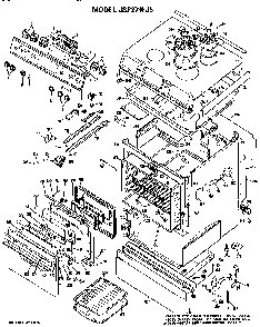 Part Location Diagram of WB2X3258 GE GROMMET