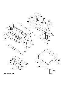 Door & drawer parts Diagram and Parts List for JBS460DM2WW  General Electric Range