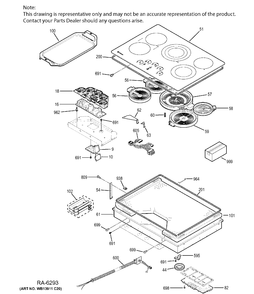 Part Location Diagram of 31-17149 GE PM MANUAL MINI & WD Assembly
