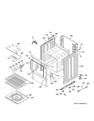 Part Location Diagram of WB18X30955 GE LINE CORD