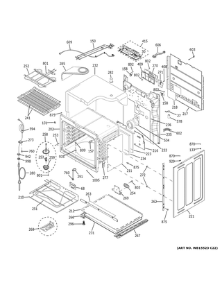 Part Location Diagram of WB18X32742 GE TEMPERATURE SENSOR HARNESS WIRE