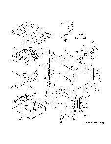 Upper oven Diagram and Parts List for PB960SJ9SS  General Electric Range